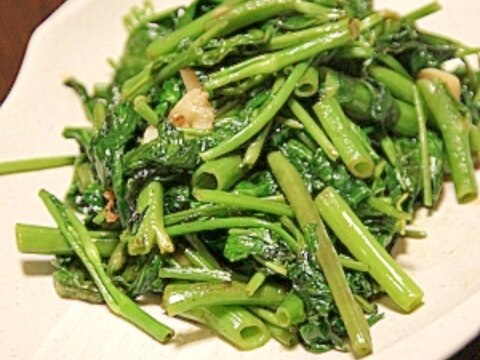 定番青菜炒め『空芯菜の炒め物』